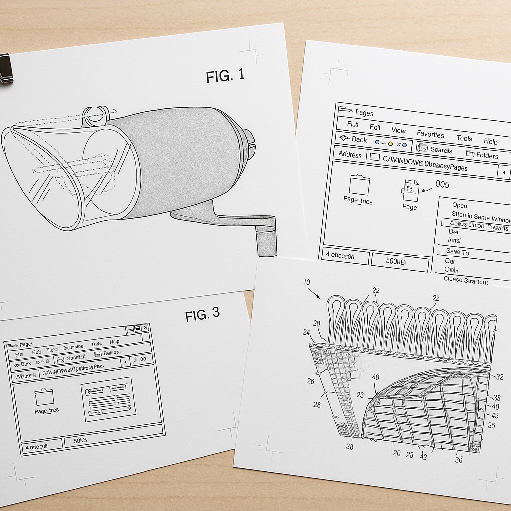 Patent drawing service examples