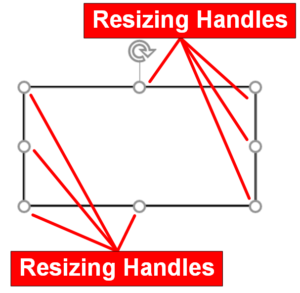Visio Resizing Handles